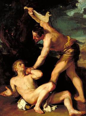 Gaetano Gandolfi Cain Killing Abel oil painting image